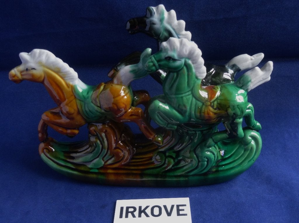 CHINEES BEELD * TANG PAARDEN * Kleurig *, Antiek en Kunst, Minder dan 20 cm, Verzenden, Geglazuurd, Zoogdier