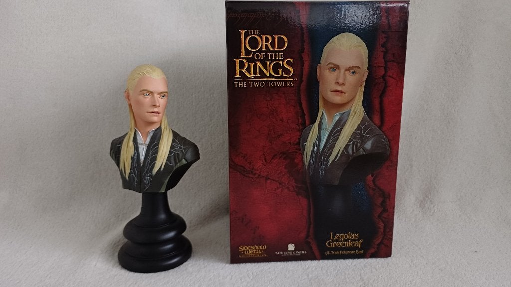 WETA/Sideshow LOTR Bust Legolas Greenleaf – item nr 9429, Ophalen of Verzenden, Zo goed als nieuw, Beeldje of Buste