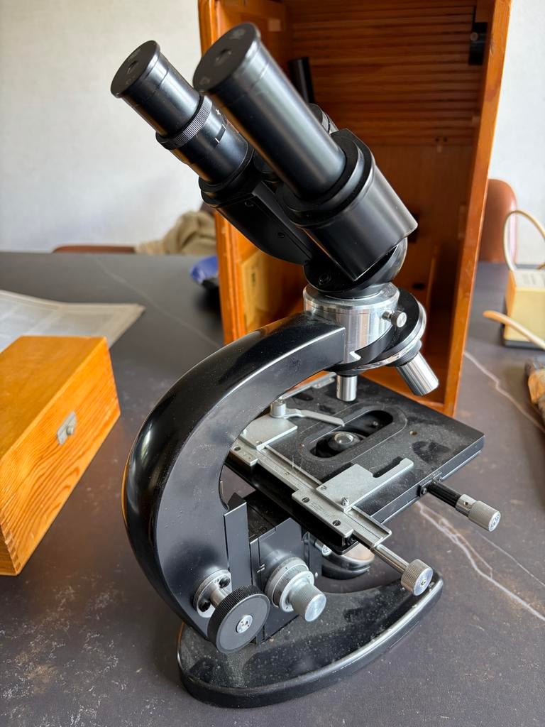 Carl Zeiss Microscoop - Goede Staat, Direct Bruikbaar, Audio, Tv en Foto, Optische apparatuur | Microscopen, Ophalen, Gebruikt