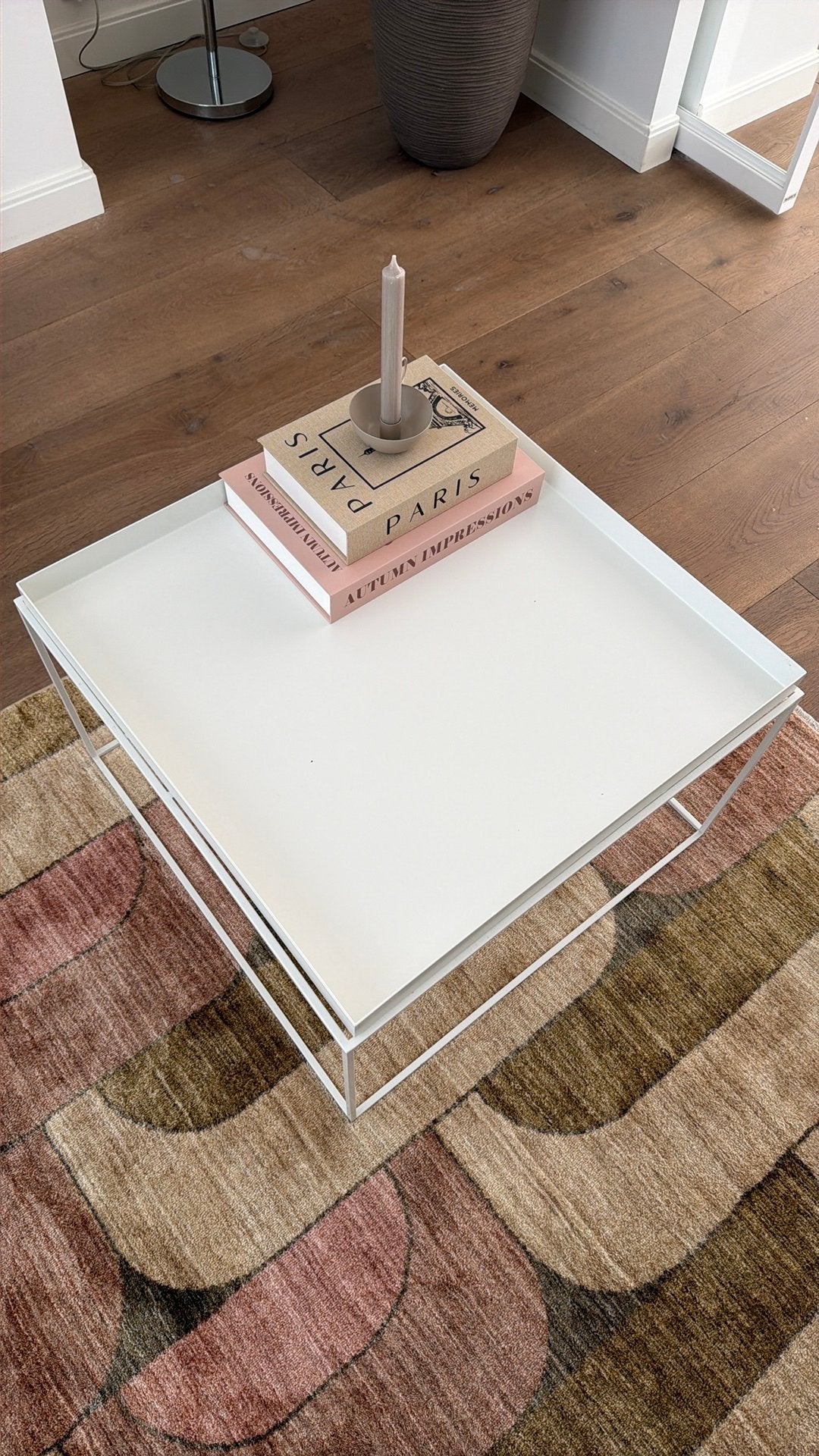 HAY Tray Salontafel – Wit – Design Klassieker, Ophalen, 50 tot 100 cm, Vierkant, 50 tot 100 cm