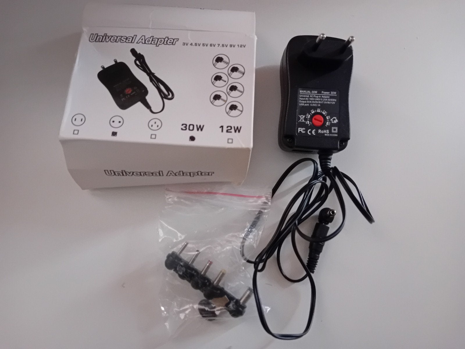 Universele adapter tot 30W voor Kerstdorp o.a 3V , 4.5V, Ophalen of Verzenden, Nieuw