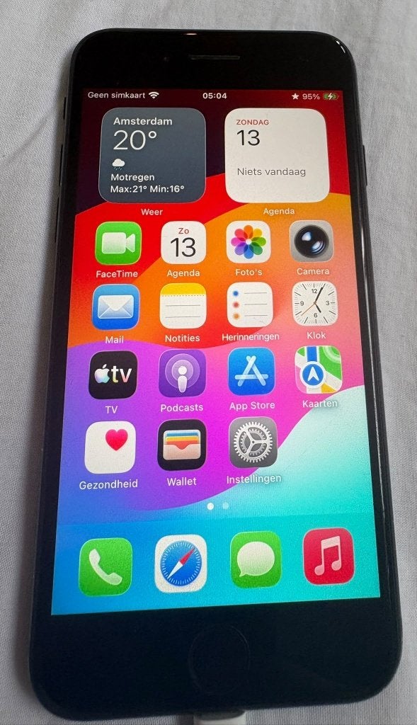 Apple iPhone SE 2020 – 256 GB – Black – MXVT2QL/A, Telecommunicatie, 256 GB, Gebruikt, Zwart, 77 %