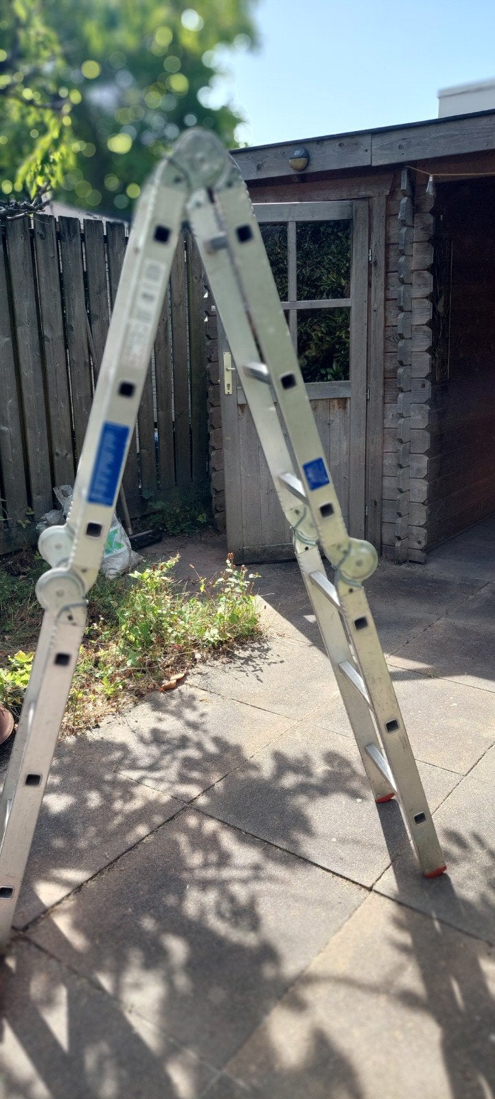 Aluminium multifunctionele ladder - 3.50m, Doe-het-zelf en Verbouw, Ladders en Trappen, Ophalen, Gebruikt, Ladder, 2 tot 4 meter