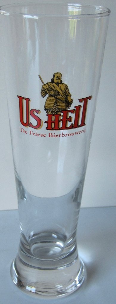 bierglas van de Friese brouwerij Us Heit, Ophalen of Verzenden, Zo goed als nieuw, Glas of Glazen, Overige merken