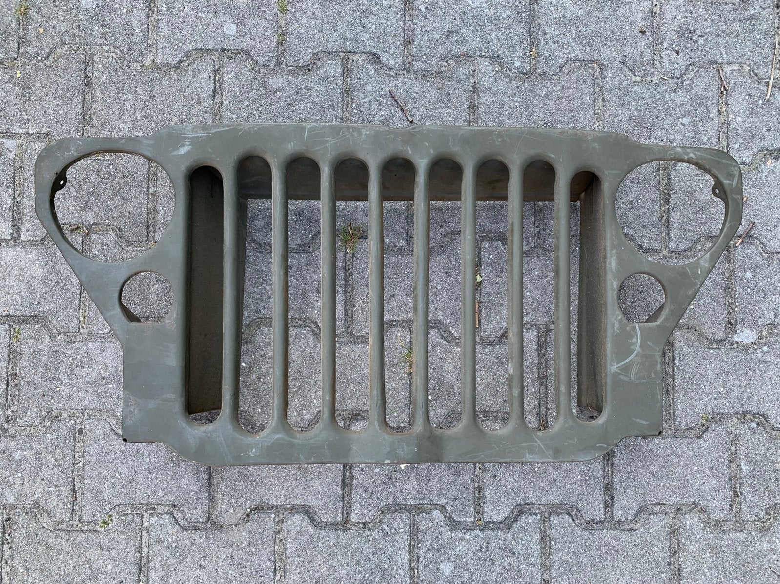 Grille van een Willys MB Jeep US legervoertuig onderdelen, Ophalen of Verzenden, Amerika