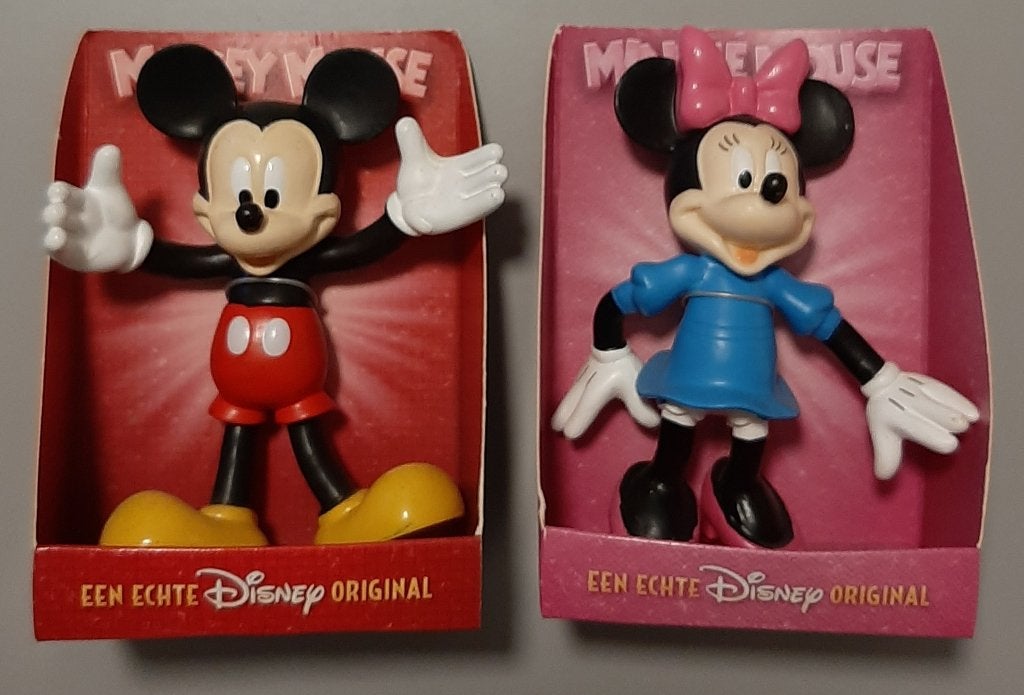 Mickey en Minnie mouse Disney Albert Heijn, Verzamelen, Ophalen, Mickey Mouse, Nieuw, Beeldje of Figuurtje