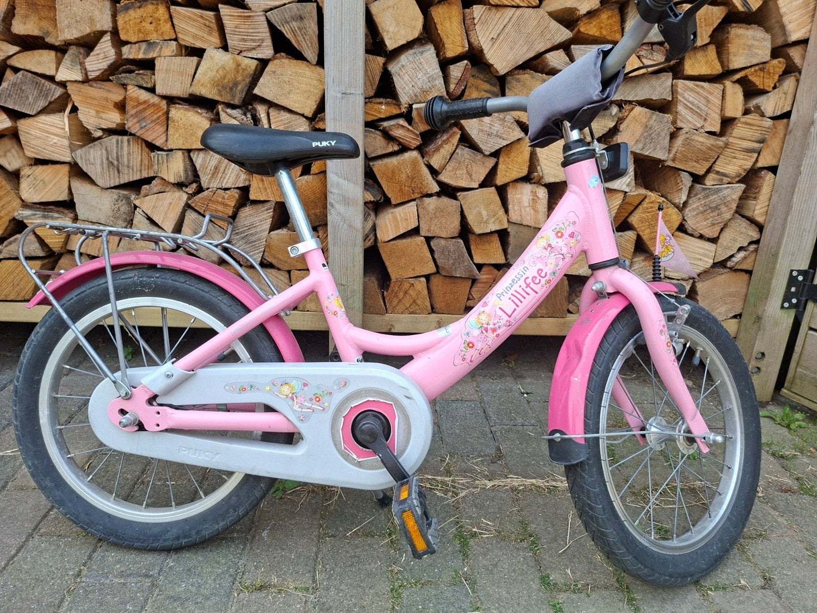 Puky Prinsessin Lillifee 16 inch kinderfiets (gebruikt), Ophalen of Verzenden
