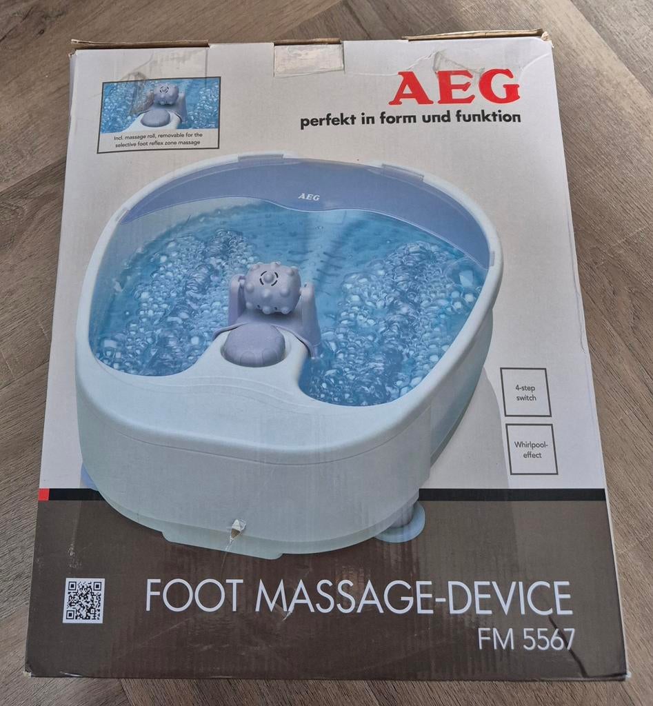 Voetenbad nieuw AEG, Ophalen of Verzenden, Nieuw, Apparaat