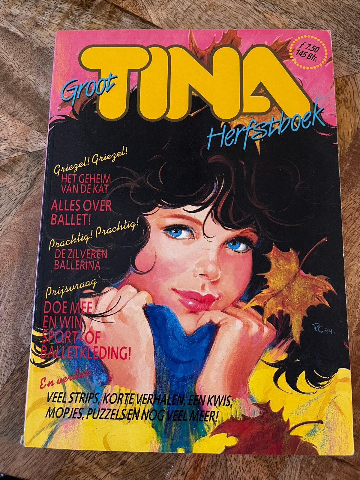 Tina herfstboek nr 3 zwart/wit, Eén stripboek, Ophalen of Verzenden, Gelezen