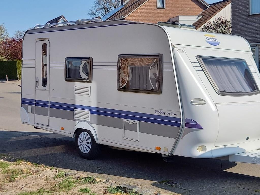 Hobby de luxe 440 sf 2008, Caravans en Kamperen, Caravans, Kachel, Hobby, Treinzit, Particulier