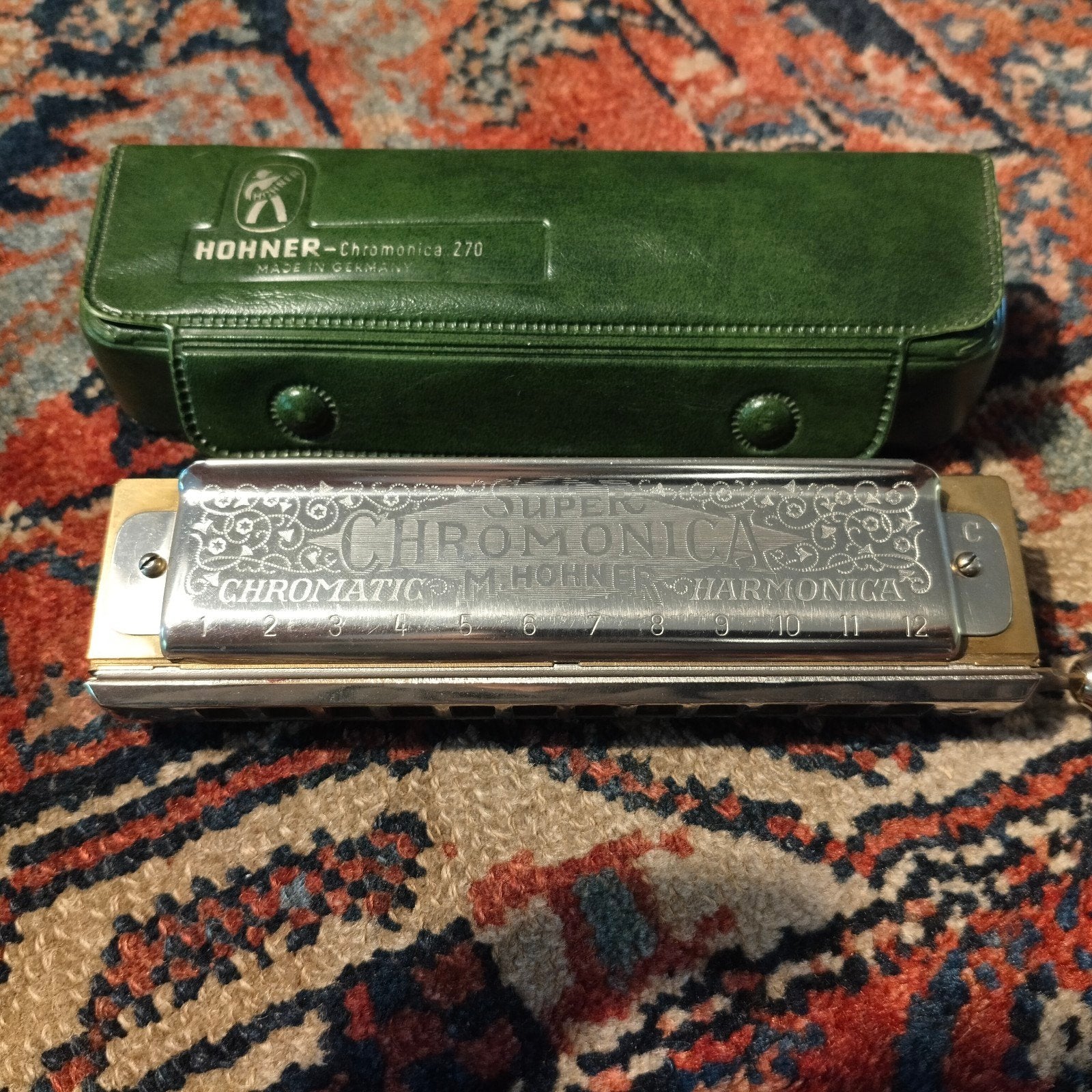 Hohner Chromonica 270 chromatische mondharmonica, Gebruikt, Overige typen, Chromatisch, Ophalen of Verzenden