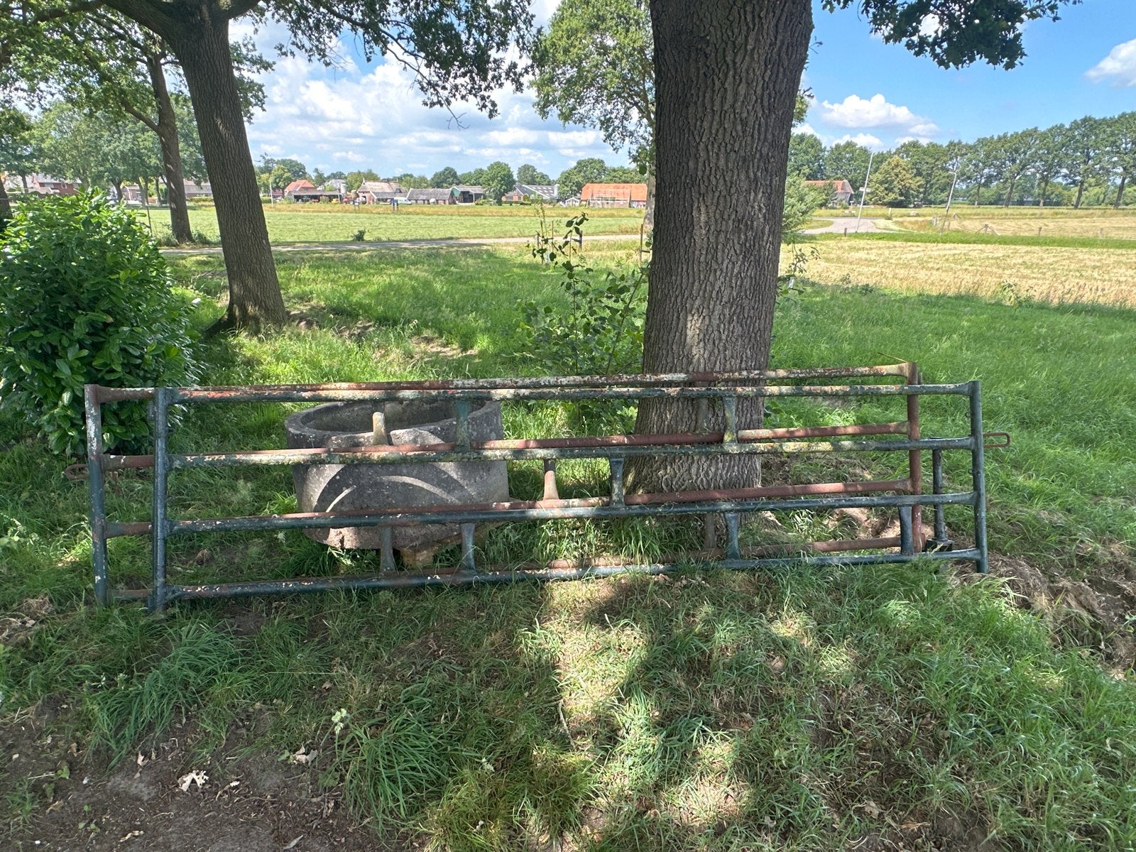 Weidehek / Landbouwhek - ca. 1m hoog, 4m breed, Ophalen, Met poort, Gebruikt, Overige typen