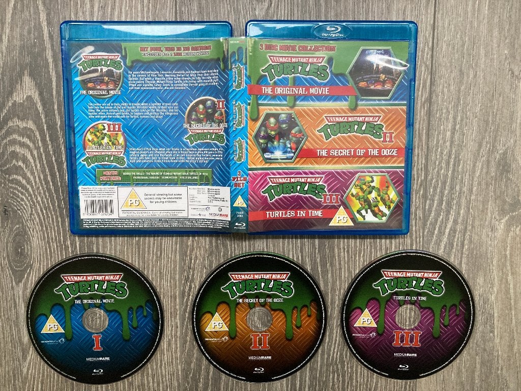 Teenage Mutant Ninja Turtles Trilogie Bluray, Cd's en Dvd's, Blu-ray, Ophalen of Verzenden, Zo goed als nieuw, Overige genres