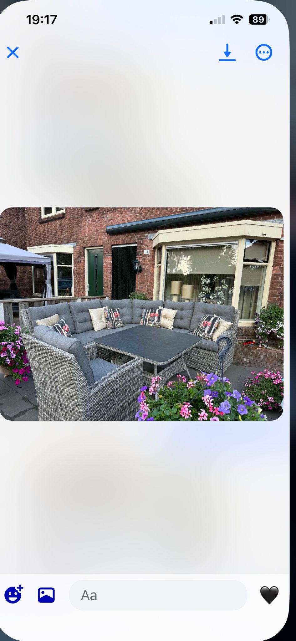 Luxe Wicker Loungeset met Eettafel en Stoel, Meer dan 8 zitplaatsen, Ophalen of Verzenden, Zo goed als nieuw, Loungeset