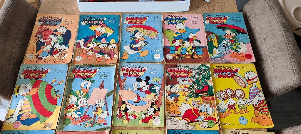 Donald Ducks 1958 SPOTPRIJS, Boeken, Gelezen, Ophalen of Verzenden, Donald Duck, Meerdere stripboeken