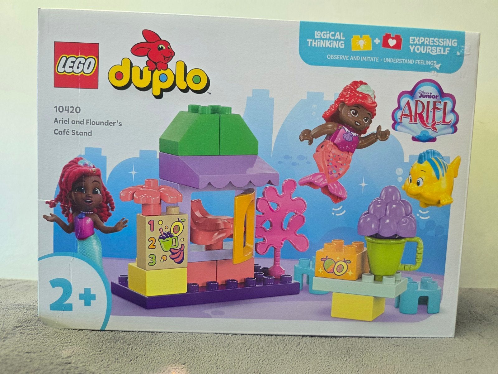 LEGO Duplo Disney Ariel's en Botje's Café (10420), Inclusief minifiguren, Nieuw, Ophalen of Verzenden, Complete set