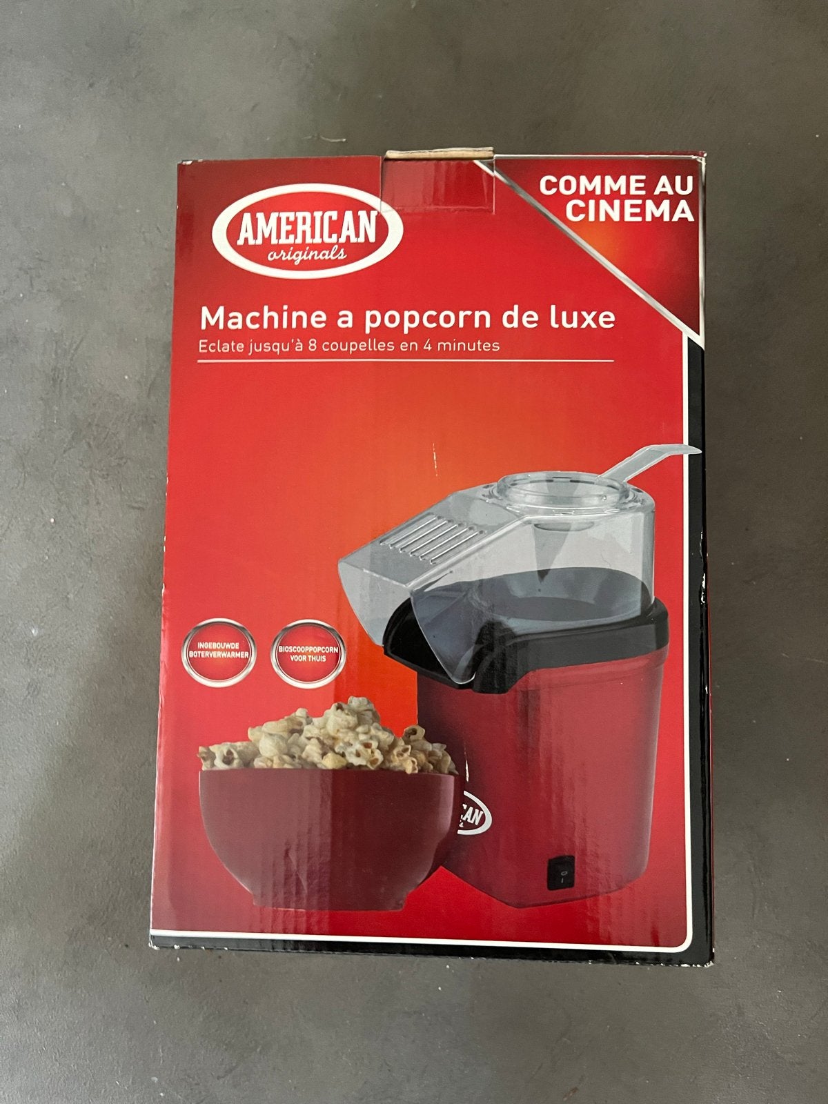American Originals Luxe Popcornmaker - Nieuw in doos, Ophalen, Nieuw