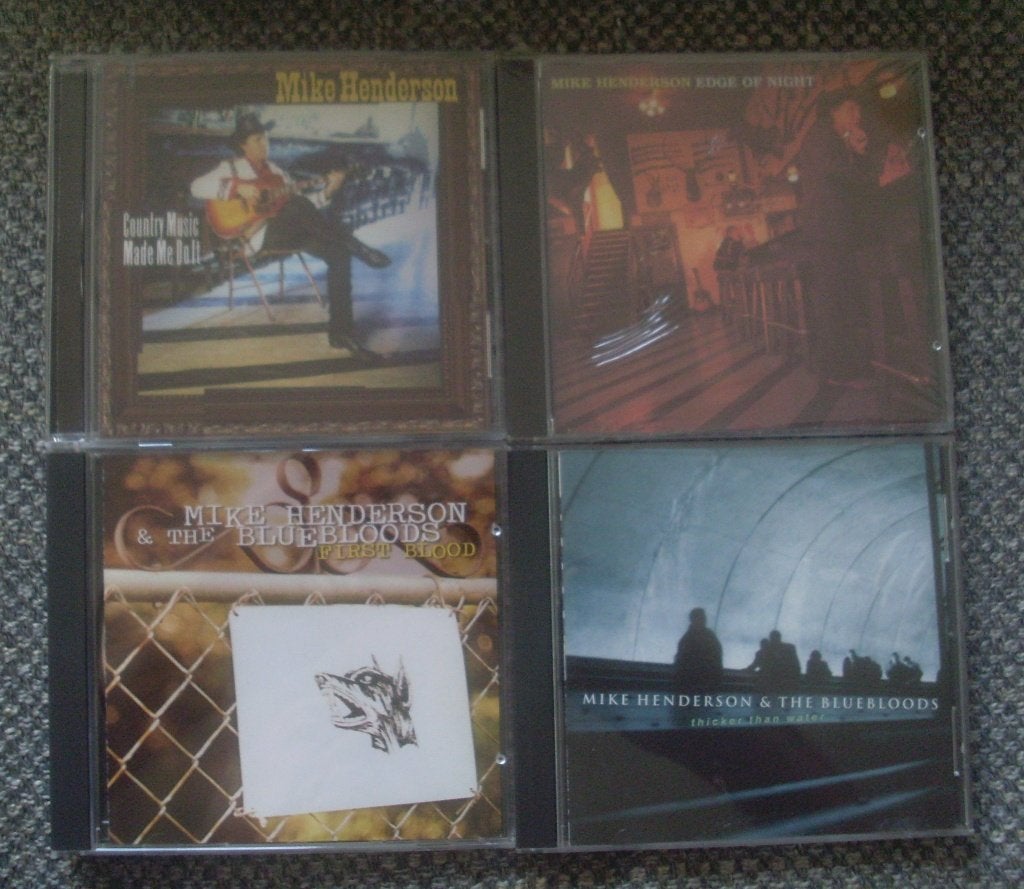 Mike Henderson - nog 2 CD's (ook los te koop) The Bluebloods, Ophalen of Verzenden, Zo goed als nieuw, Poprock, Album