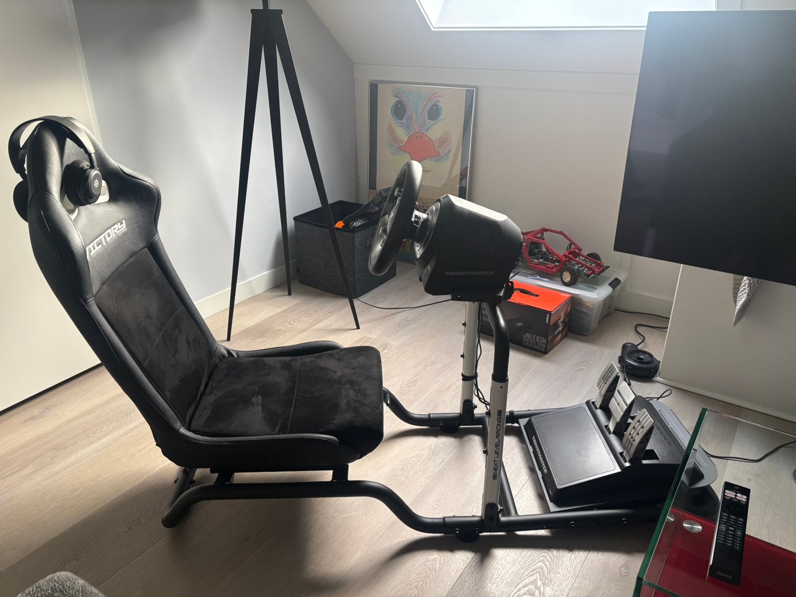 Thrustmaster T-GT2 met victory playseat, Ophalen, Zo goed als nieuw