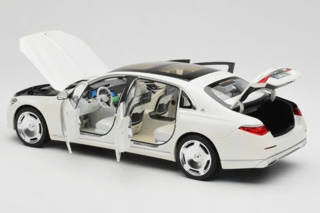 Mercedes Maybach S 680 4MATIC 2021 Wit 1/18 NOREV ref 183918, Hobby en Vrije tijd, Modelauto's | 1:18, Verzenden, Nieuw, Auto
