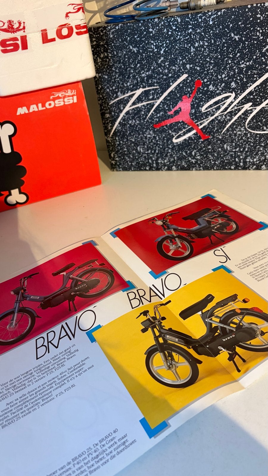 Vespa Piaggio Ciao, Bravo, Si Bromfiets Brochure, Ophalen of Verzenden, Gebruikt