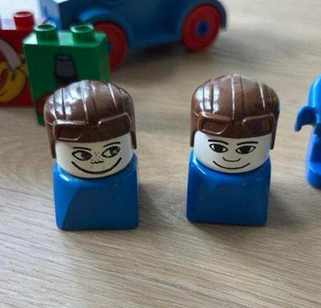 Twee vintage Duplo poppetjes, Ophalen of Verzenden, Gebruikt, Duplo
