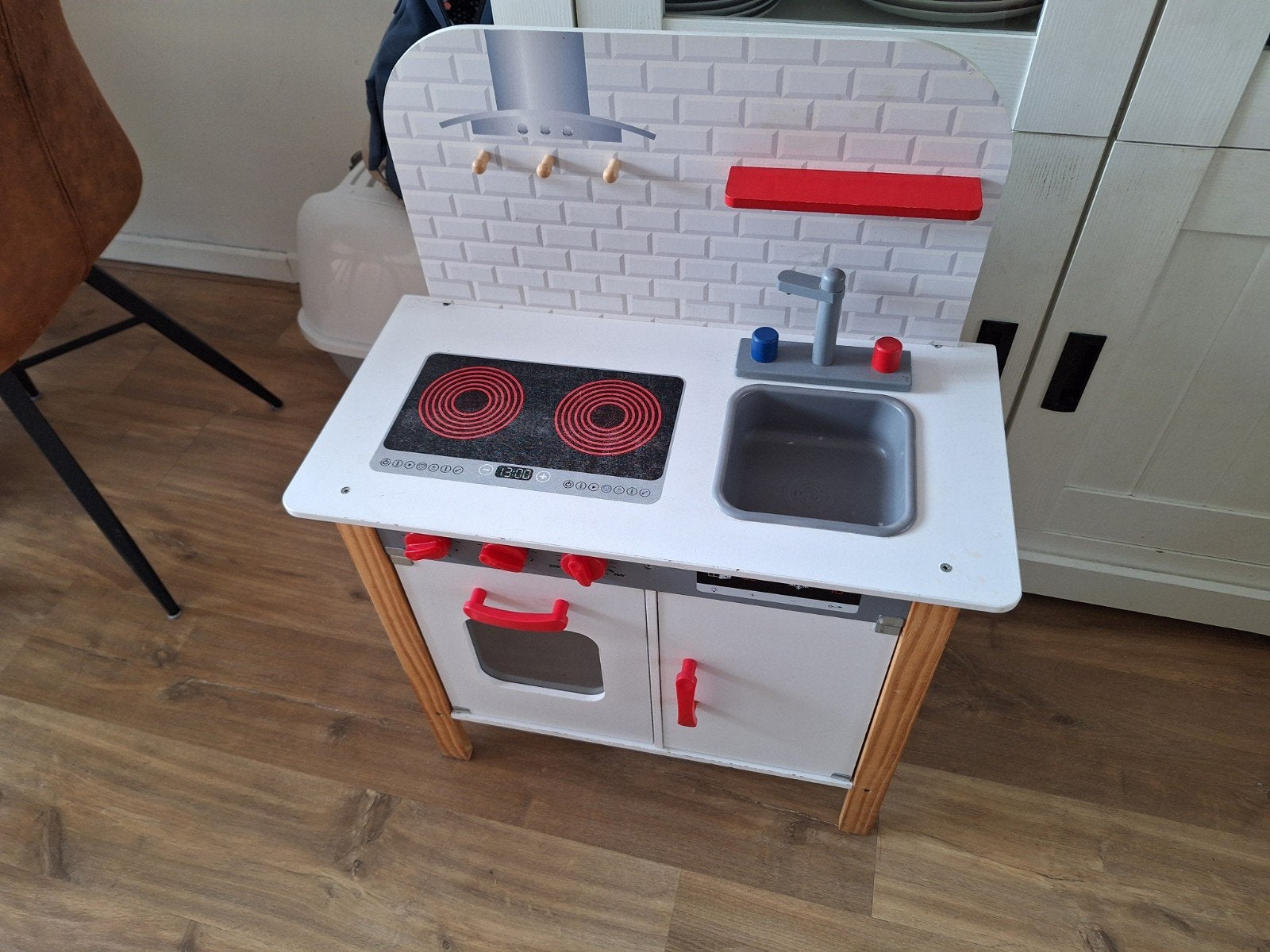 Houten speelkeuken, Ophalen, Gebruikt