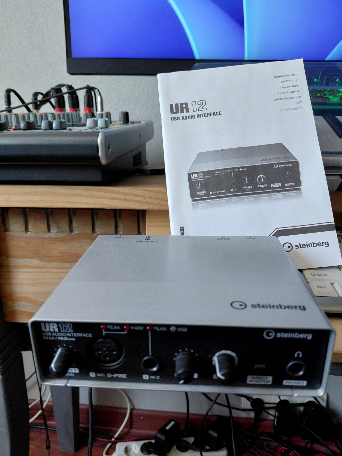 Steinberg UR12 USB Audio Interface - Zo goed als nieuw, Ophalen, Zo goed als nieuw