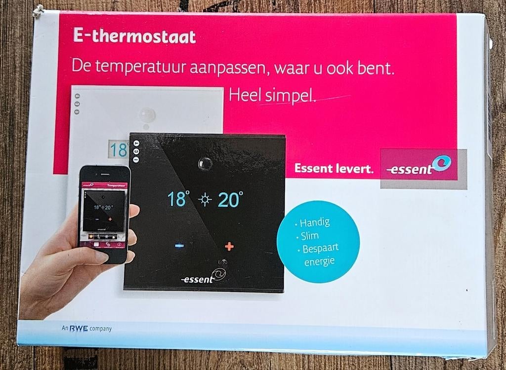 **Te koop: E-thermostaat "Essent" nieuw in doos!**, Ophalen, Nieuw