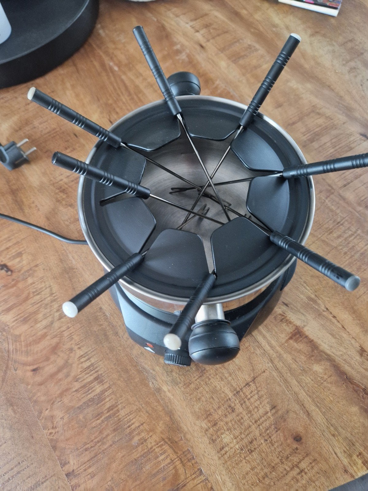 Fonduepan, Witgoed en Apparatuur, Ophalen of Verzenden, Gebruikt, Elektrisch, Fonduepan