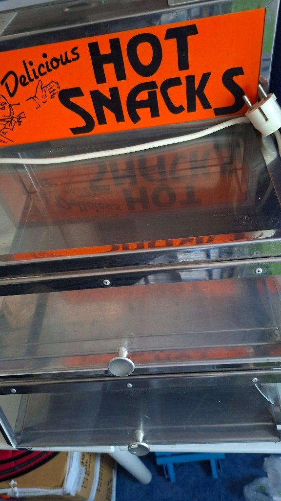 warmhoud vitrine met 2 niveauplaten, Ophalen of Verzenden, Meerkleurig, Overige merken, Glas
