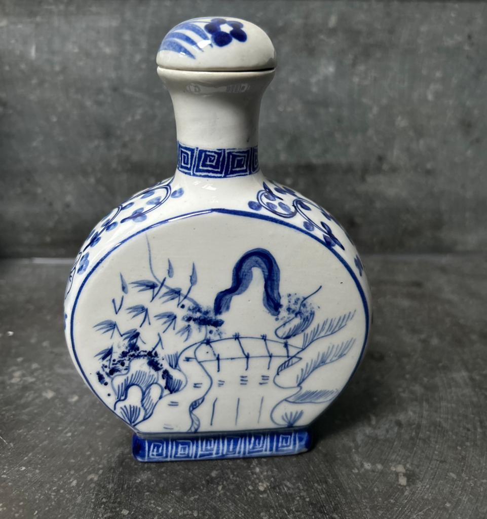 Chinese snuif flesje met schroefdop oosters Aziatisch, Ophalen of Verzenden
