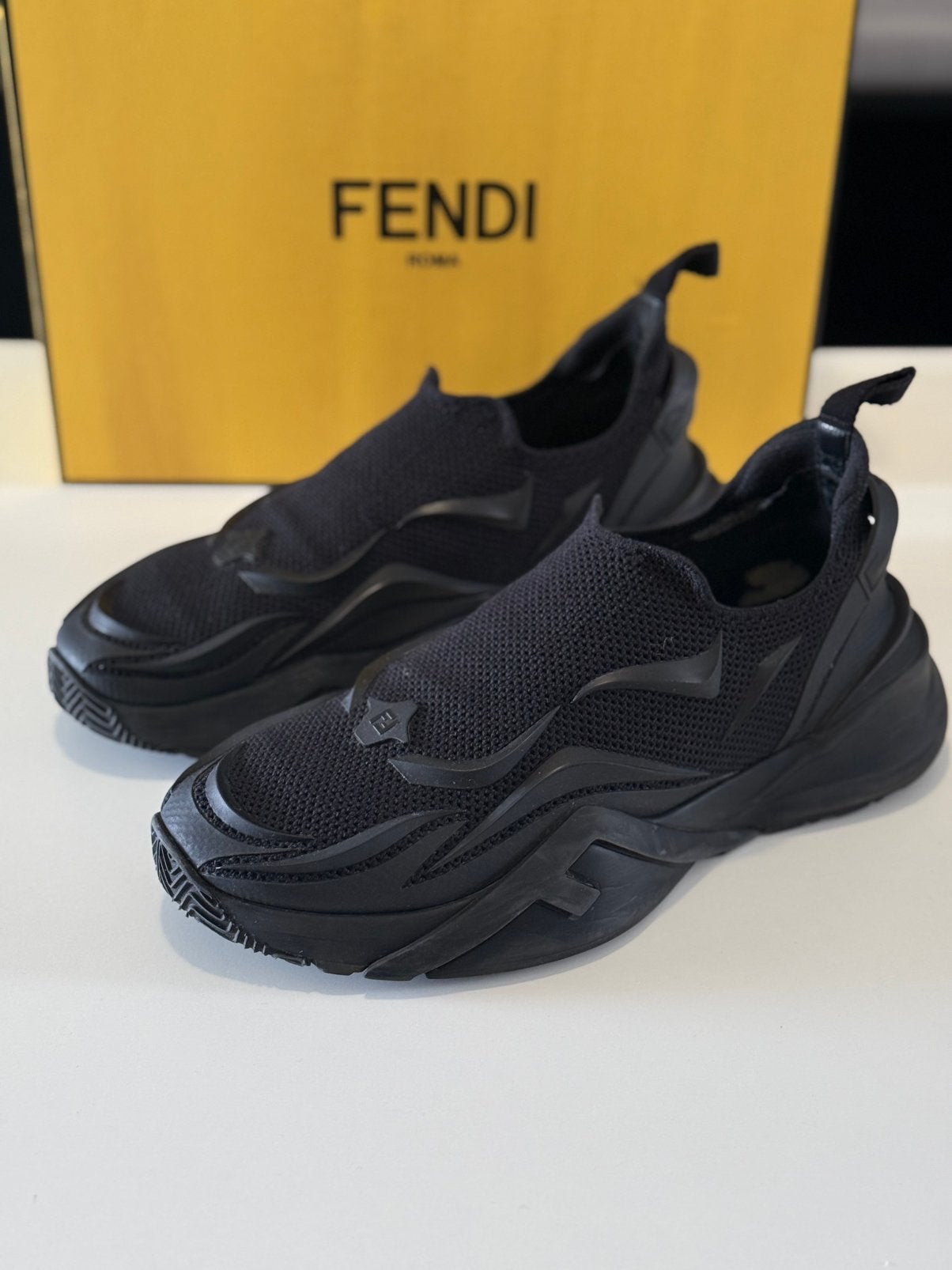 Fendi Flow Sneakers Maat 43 Origineel, Kleding | Heren, Zwart, Ophalen of Verzenden, Sneakers of Gympen, Gedragen