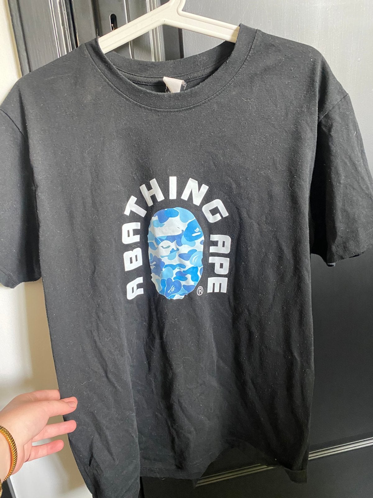 A Bathing Ape shirt BAPE maat M, Verzenden, Zo goed als nieuw, Maat 48/50 (M), Zwart