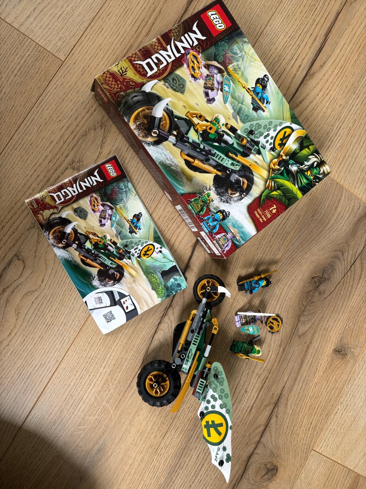 76) LEGO Ninjago Jungle Bike 71745 - Zo goed als nieuw, Lego, Ophalen of Verzenden, Zo goed als nieuw, Compleet