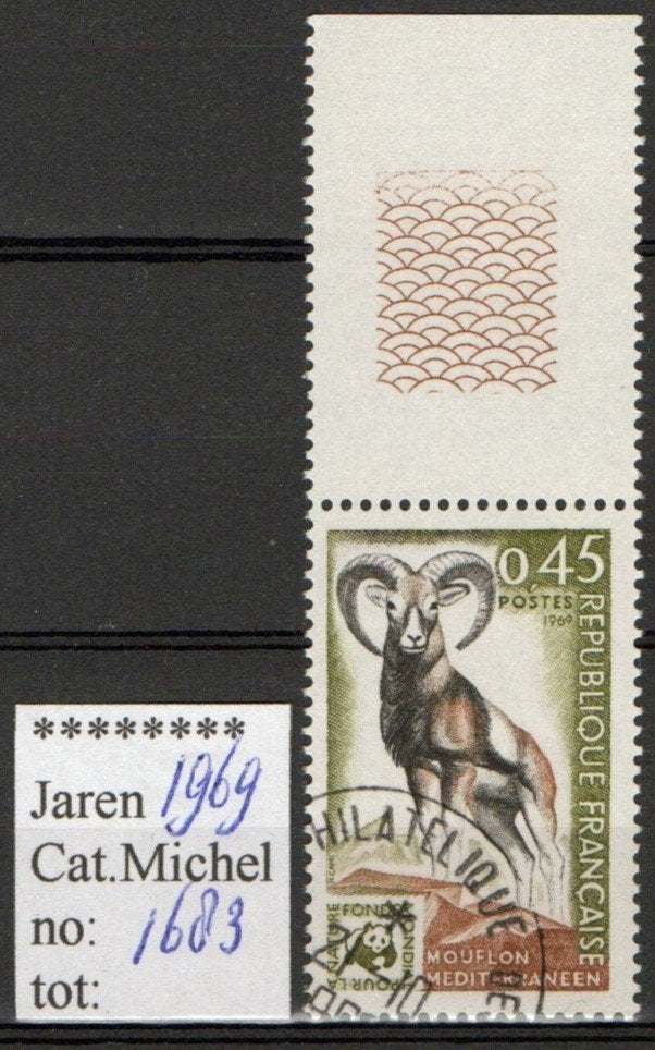 Frankrijk 1969 - Mi 1683 - gestempeld, Verzenden, Gestempeld
