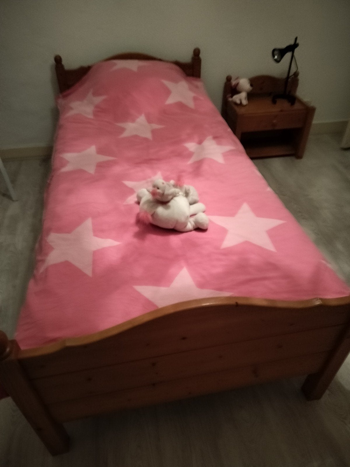 Complete massief grenen slaapkamer (1-persoons), Ophalen, Gebruikt, Eenpersoons, Landelijk