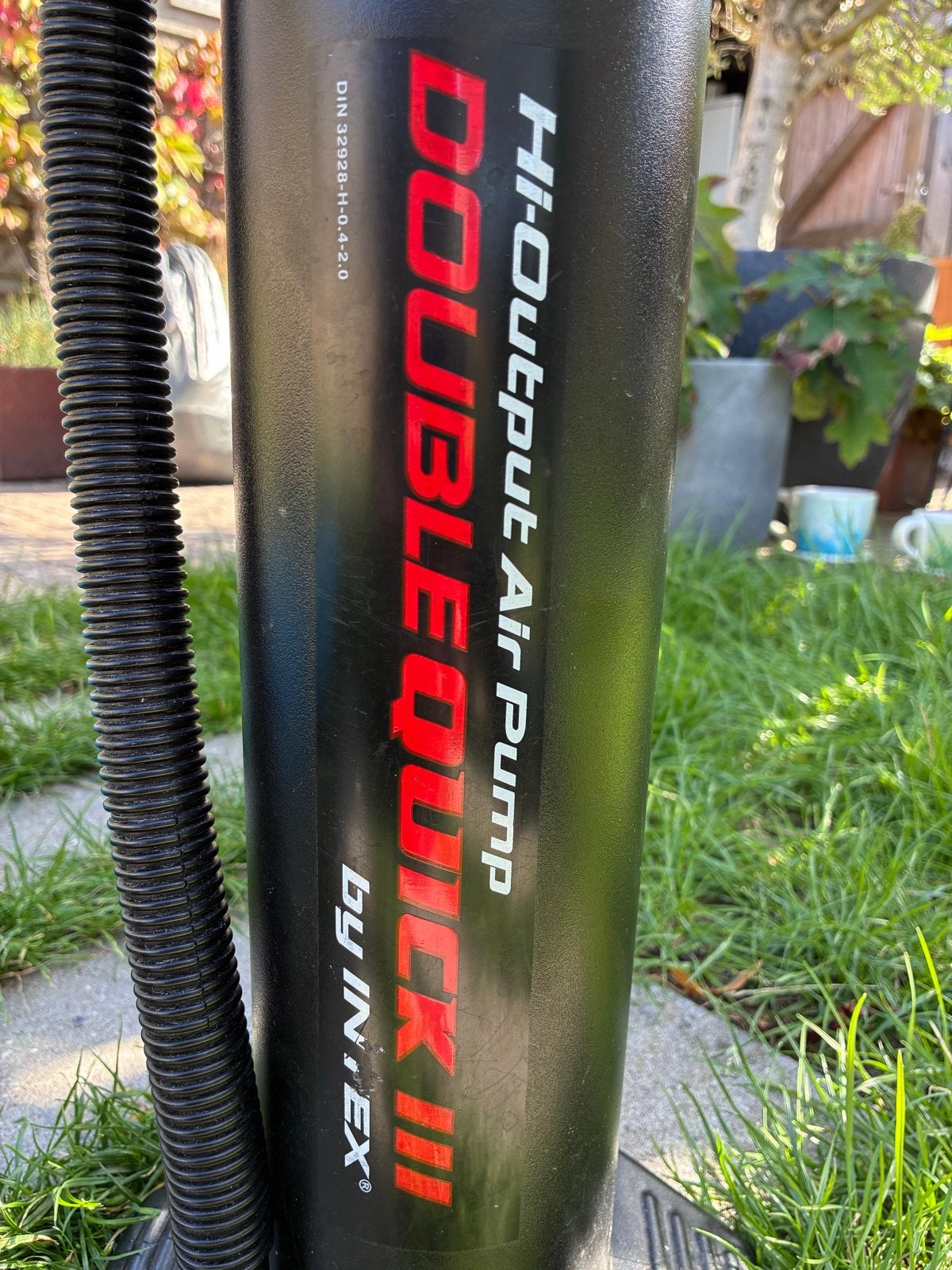 Intex Double Quick III Hi-Output Luchtpomp, Ophalen of Verzenden, Zo goed als nieuw, Handmatig