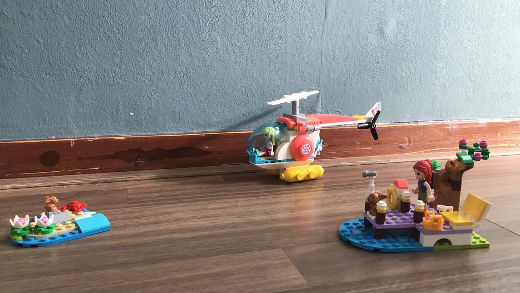 Lego friends dierenkliniek reddingshelikopter 41692, Ophalen, Zo goed als nieuw
