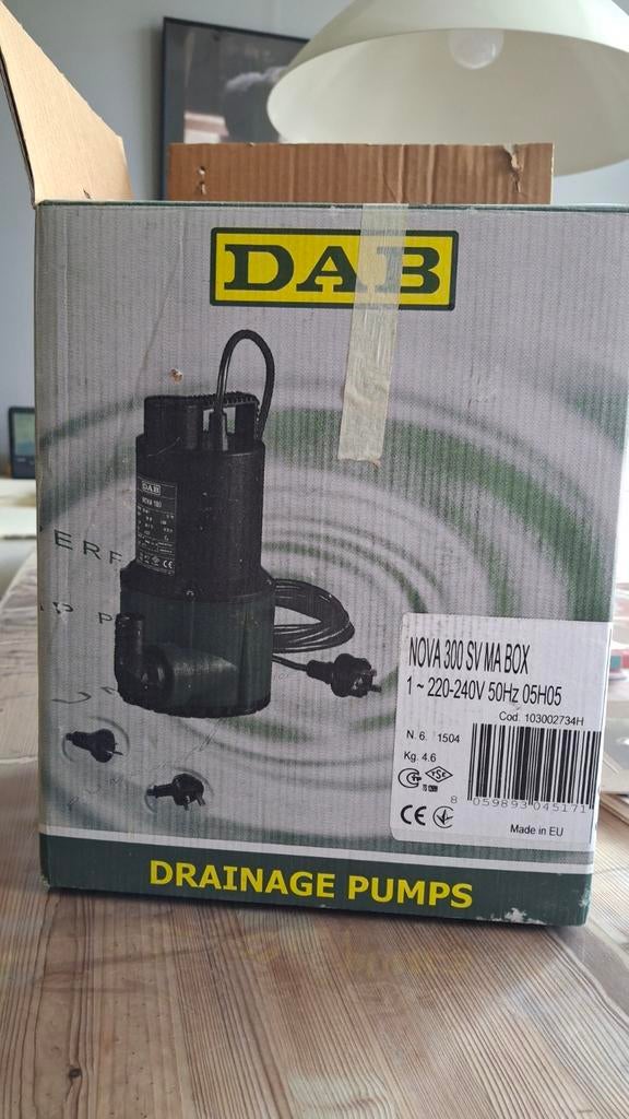 DAB NOVA 300 SV drainagepomp met vlotter, Ophalen