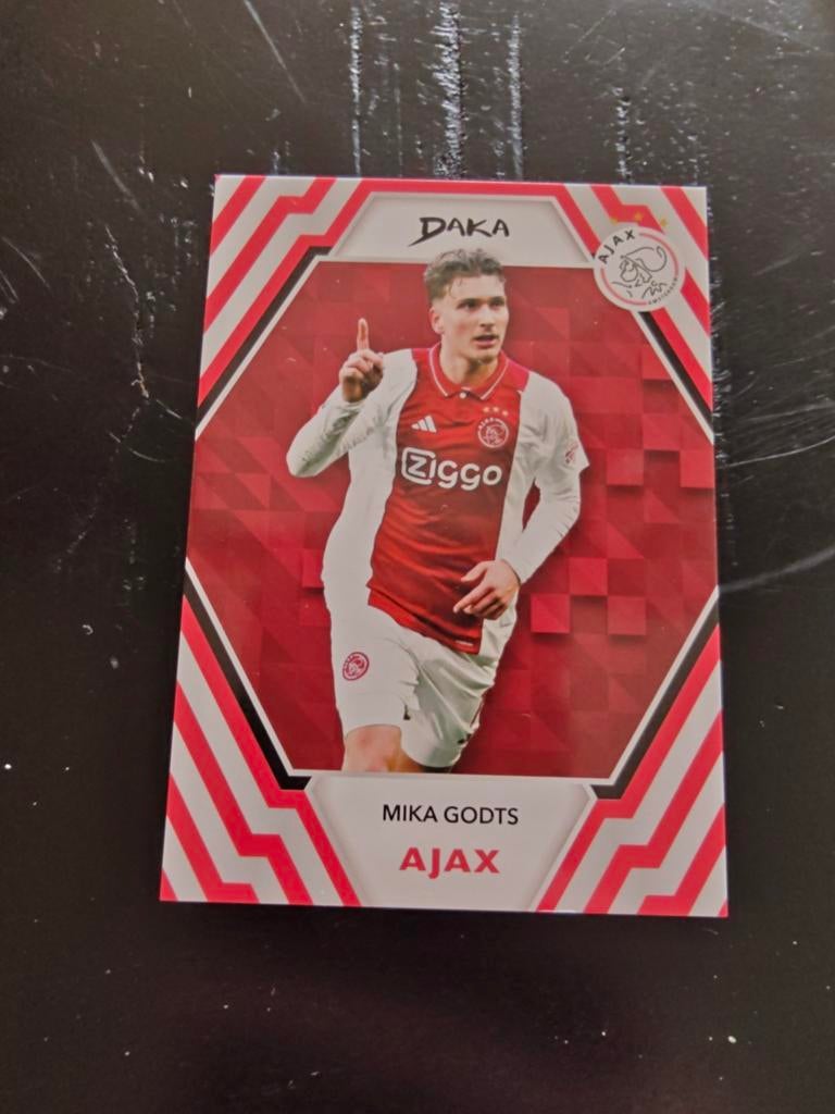 Mika Godts Ajax Daka Base Kaart, Ophalen of Verzenden, Nieuw, Ajax, Spelerskaart