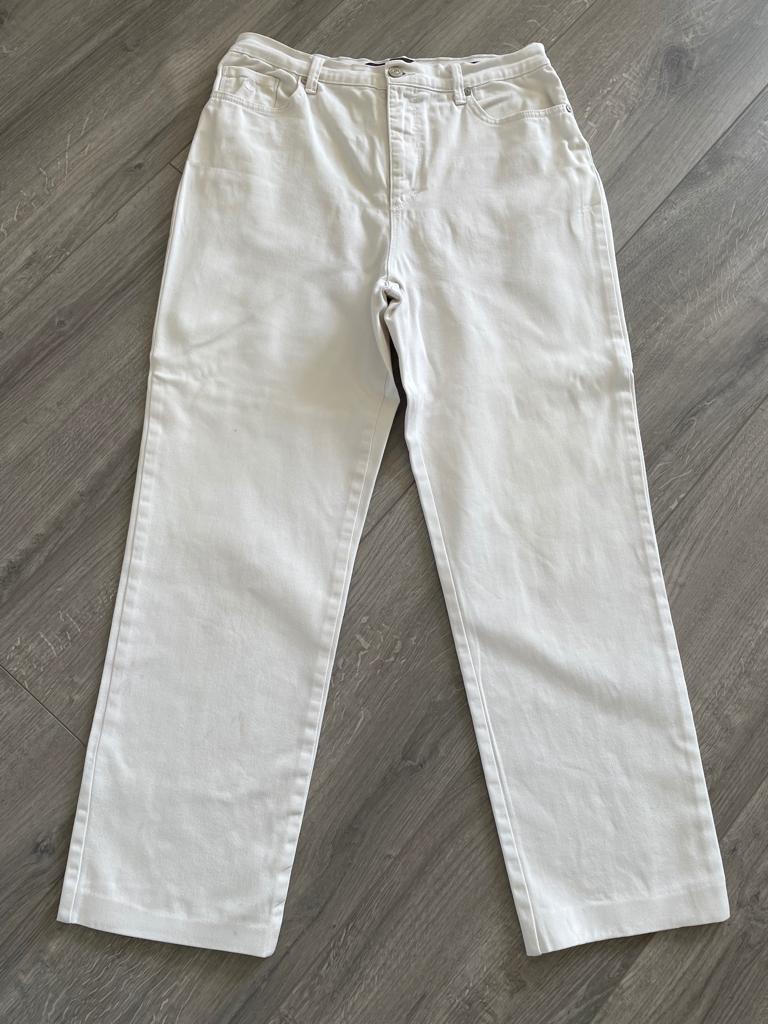 Gloria Vanderbilt dames jeans, maat 10, Wit, Gloria Vanderbilt, Ophalen of Verzenden, Zo goed als nieuw