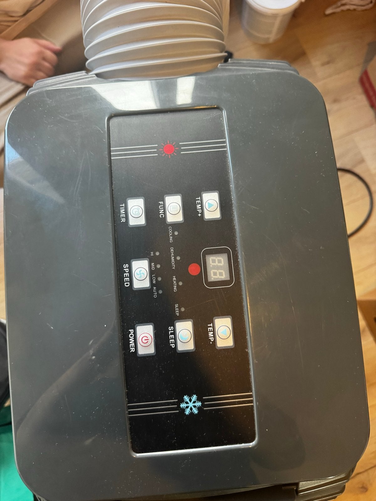 Smartcool SM400 Mobiele Airconditioner - Koelen en Verwarmen, Ophalen, Gebruikt, Minder dan 60 m³, Timer