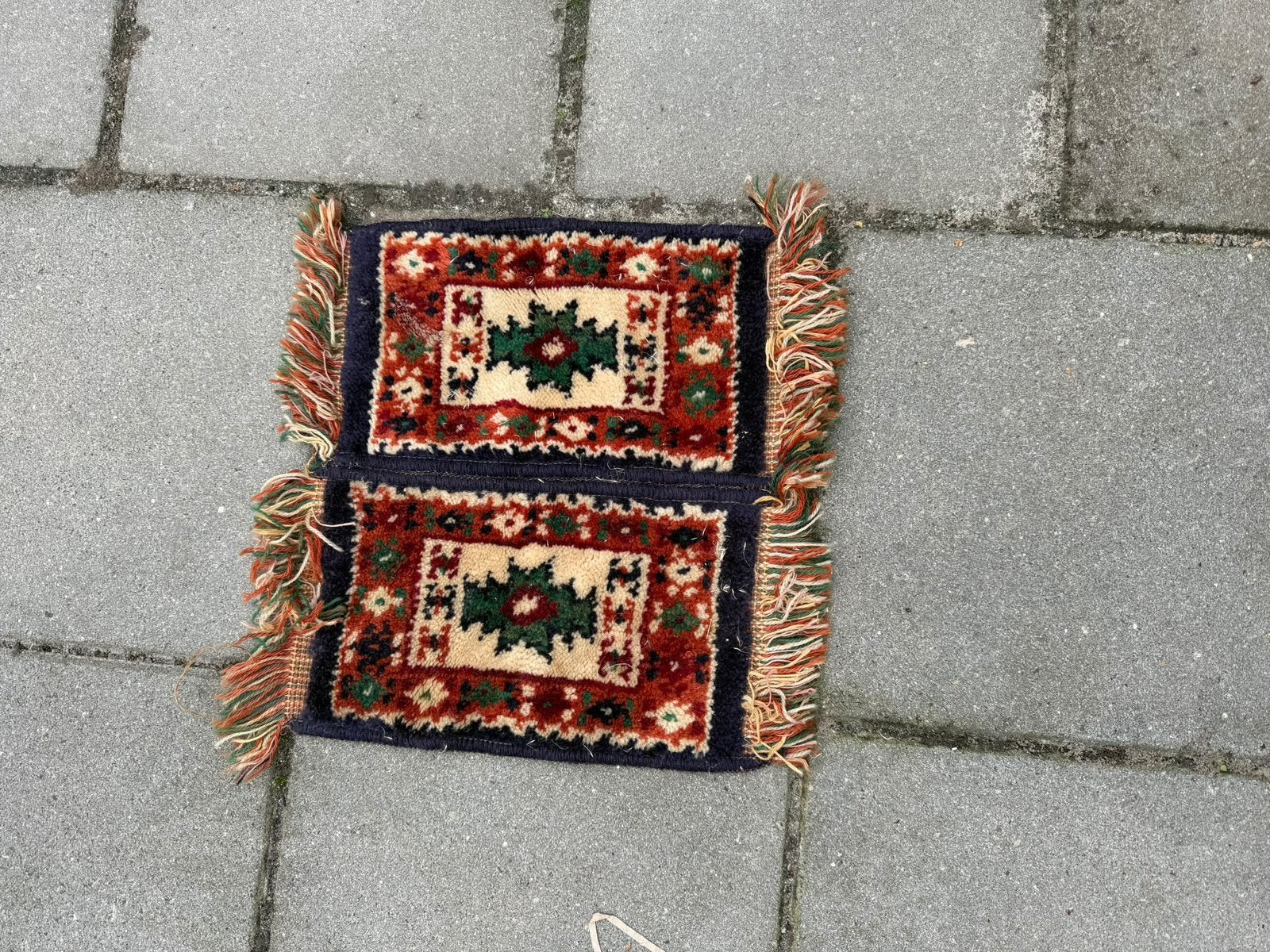 Vintage tafel/ meubel / vloer kleed tapijt, Ophalen of Verzenden