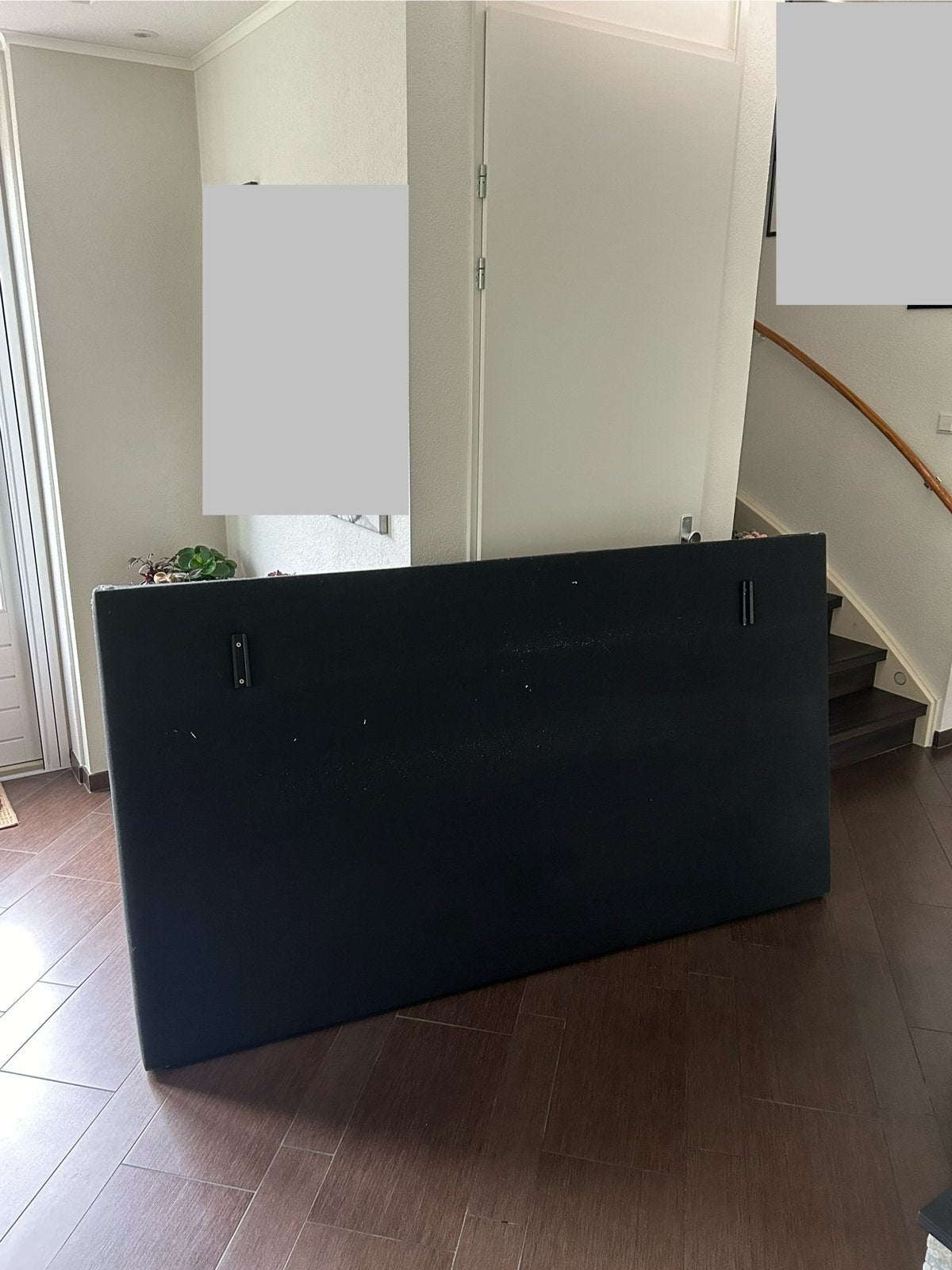 wandkussen/hoofdbord voor tweepersoonsbed, Ophalen, Zo goed als nieuw, Tweepersoons, Hout