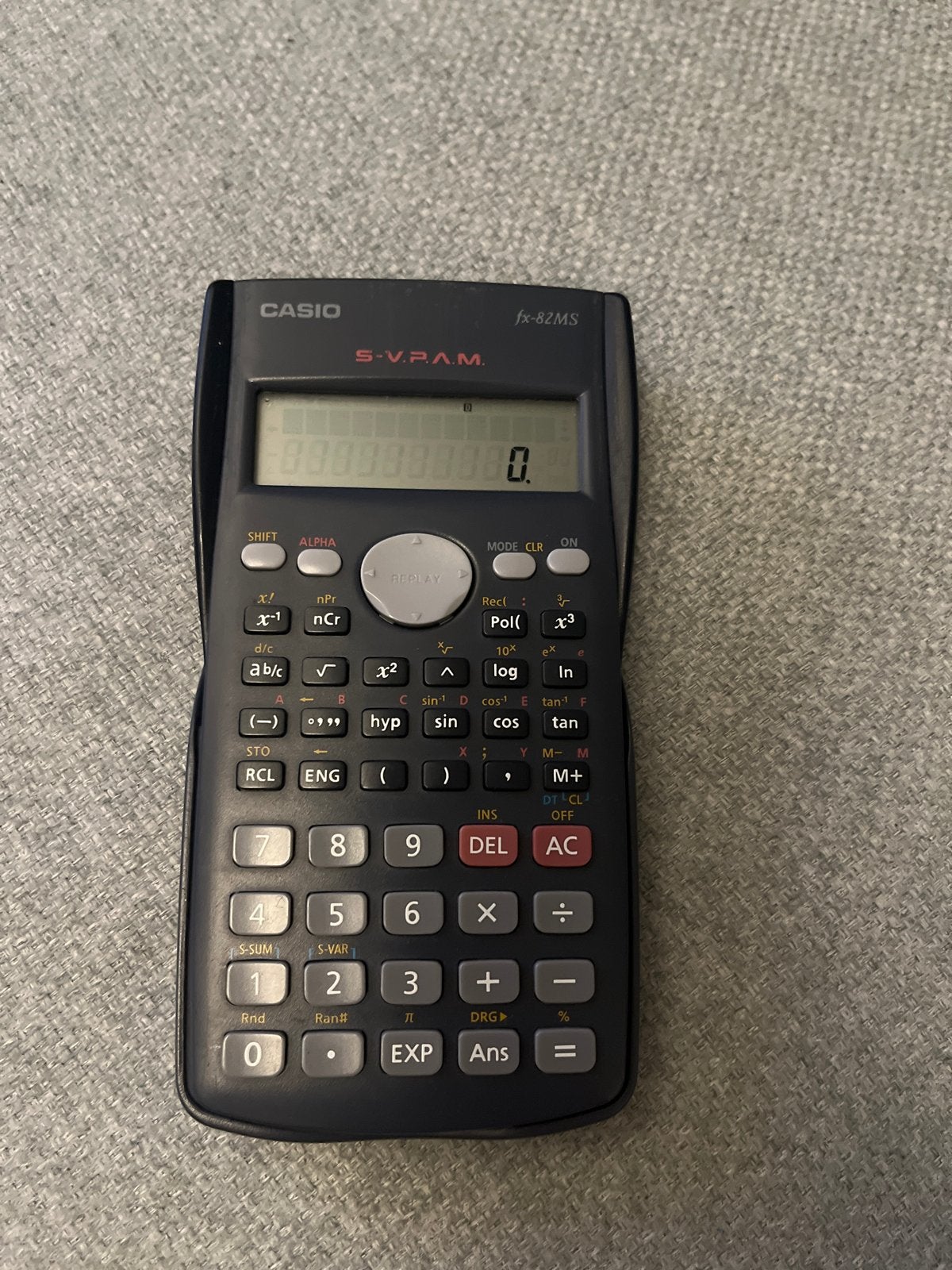 Casio rekenmachine, Ophalen