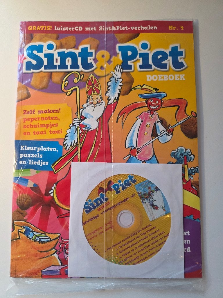 Sint & Piet - doeboek - met CD, Ophalen of Verzenden, Nieuw