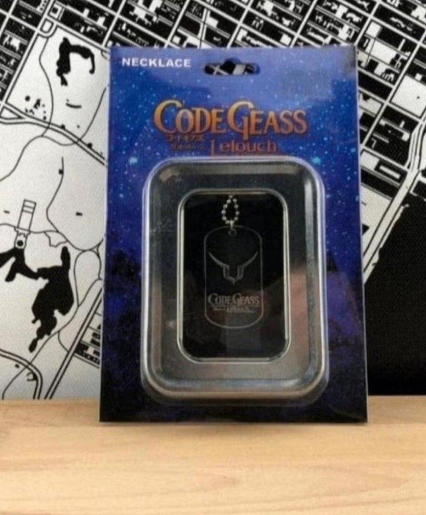 Code Geass Lelouch vi Britannia Ketting Bandai Dog tag staal, Verzamelen, Ophalen of Verzenden, Zo goed als nieuw, Tv, Gebruiksvoorwerp