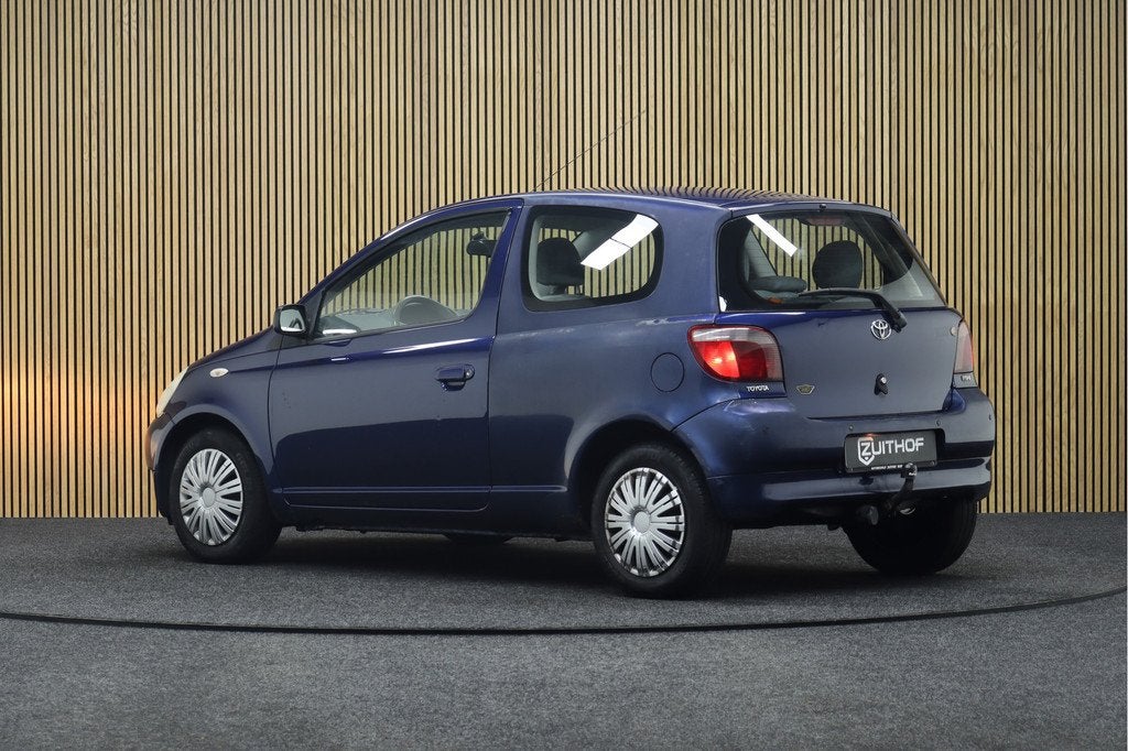 Toyota Yaris 1.3-16V VVT-i Sol Automaat | Trekhaak | Stuurbe, Auto's, 1299 cc, Blauw, Metallic lak, Bedrijf