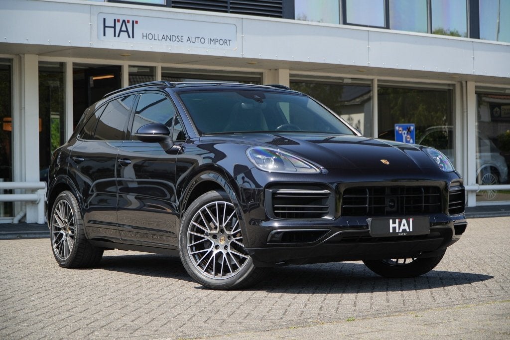 Porsche Cayenne 3.0 E-Hybrid Platinum I Pano I ACC I Luchtve, Auto's, Automaat, Cayenne, 2995 cc, Zwart